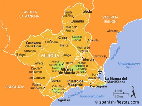 murcia carte|Large detailed tourist map of Murcia